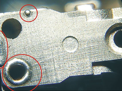 <a href='http://www.ambay.cn/product/3.htm' class='text_a'>模具激光焊機</a>修復模具效果